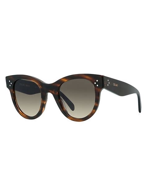 Shop CELINE 48MM Rectangular Sunglasses 